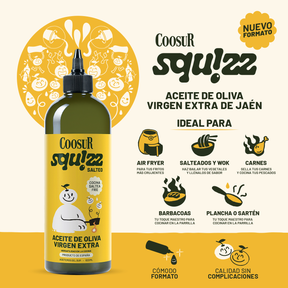 Aceite de Oliva Virgen Extra Salteo Coosur SQUIZZ 620ml